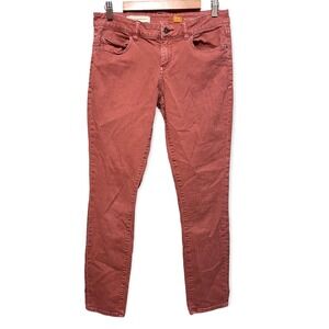 Pilcro and the Letterpress Stet skinny jeans dusty pink size 28